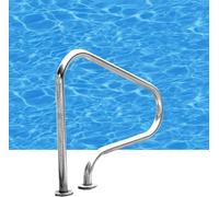 Pool Handrail, Premium 316 Stainless Steel Pool Hand Grab Rail Suitable for Indoor and Outdoor Swimming Pools, Thick 0.15 cm(2PCS)
