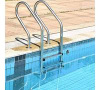 Pool handrail, Stainless Steel In Ground Swimming Pool Ladder,(4 Pedals)