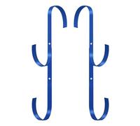 Pool Hook | Metal Space Saving Storage Organizer,2 Piece Pool Pole Hanger Tool Holder - for Skimmer Rake Brush Net Vacuum Hose Accessories Tools Outdoor Garden Pad Patio