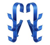 Pool Hooks,3-Hook Adjustable Waterproof Bracket | Swimming Pool Equipment | for Leaves Rakes, Landing Nets, Brushes, Skimmer, Vacuum Hose, Cleaning Tool, Towels, Bags