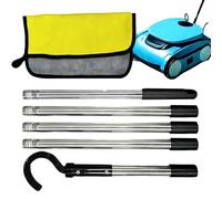 Pool Hooks for Sticks | Stainless Steel Multi-Purpose Tools,Pool Piston Hook - For Wall Fence Backyard Home Scaffolding Storage Maintenance Filling Safety Pool Edge Swimming
