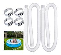 Pool Hose,1.25Inches Diameter Replacement Hose,Swimming Pool Filter Replacement Hose for Above Ground Pools, Compatible With Filter Pump 300GPH,330 GPH,530 GPH,and 1,000 GPH(2Pcs Pack)