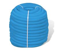Pool Hose 38mm x 50m LDPE Blue Cuttable Flexible Durable Pump Hose UV-Resistants
