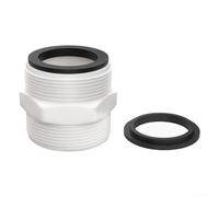 Pool Hose Adapter 1.5 for Intex and For Coleman Above Ground Pools Features Two L-Shaped Outlets for Ring Gasket Use (1pc)