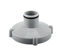 Pool Hose Adapter 80mm to 32mm PVC Connector for Intex Pools Blue Grey Suction Hose Reducer Vacuum Cleaner Filter System Accessory Swimming Pool Maintenance Tool Garden Water Feature Fitting(Gray)