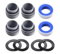 Pool Hose Adapter Conversion Kit 4560 Connect 40mm Hose to 1 1/2 Inch Inlet and Outlet for Intex Pool Filter Systems Above Ground Pool Parts (3)