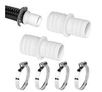Pool Hose Adapter Set Hose Adaptor Replacement Pool Filter Pump Hose Adapter Effective Pool Drain Pump Adapter for in-tex Pool 32mm and 38mm Hose Connections