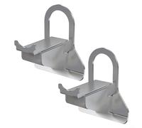 Pool Hose Bracket,2 Pack Grey Swimming Pool Pipe Holders For Intex Pools 26-38Mm Hose Diameter Stainless Steel Rust Proof Garden Yard Accessory(2pcs)