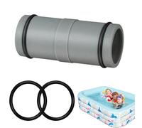 Pool Hose Connector, 32 mm Replacement Adapter for Pool Pumps, T-Piece for 1.25 Inch Water Hose, PP Pool Hose Adapter, Hose Connector, Soft Hose Connector for Filter Pump