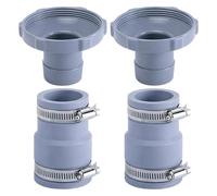 Pool Hose Connector Set with Clamp Leakproof Connection | Pool Vacuum Hose Adapter Set, for Water Flows, High, Enduring, Pool Hose Connector Set