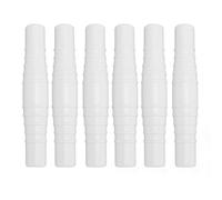 Pool Hose Connector, Swimming Pool Hose Adapter, Standard Interface ABS Coupling for 1.2in 1.5in Hose, 6pcs Set with 31mm 32mm 34mm 36mm 38mm Sizes for Pool Vacuum Cleaner and Unde