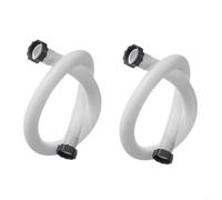 Pool Hose Diameter 38 mm for Intex 29060E, Pool Filter Replacement Hose with Nuts Set, Swimming Pool Replacement Hose 59 Inches Long,2pcs