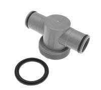 Pool Hose Tee, Split Connector Coupling, Durable Strong Build Reliable High-Strength T Adapter for Swimming Pool Maintenance Cleaning Daily Use, Practical Utility for Secure Drainage