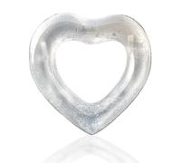 Pool Inflatables Swimming Ring for Kids Adult Rubber Rings,90cm Transparent Heart Inflatable Swim Rings Pool Float Tube,Inflatable Pool Ring Toy Floaties for Girls Women Beach Summer Party Water Sport