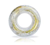 Pool Inflatables Swimming Ring for Kids Adults Rubber Rings,90cm Gold Sequins Inflatable Swim Rings Pool Floats Tube,Inflatable Pool Ring Toy Floaties for Kids Adult Beach Summer Party Water Sport