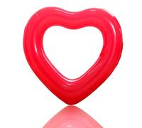 Pool Inflatables Swimming Ring for Kids Adults Rubber Rings,90cm Red Heart Inflatable Swim Rings Pool Floats Tube,Child Inflatable Pool Ring Toy Floaties for Girls Women Beach Summer Party Water Sport