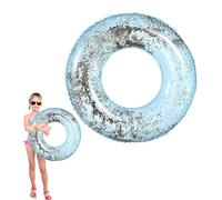 Pool Inflatables Swimming Ring Rubber Rings for Kids,70cm Light Blue Sequins Inflatable Pool Water Toys,Inflatable Pool Floats Swim Tubes Rings for Girls Boys Women Men Summer Party Beach Water Sports