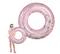 Pool Inflatables Swimming Ring Rubber Rings for Kids,70cm Pink Sequins Inflatable Pool Water Toys,Inflatable Pool Floats Swim Tubes Rings for Girls Boys Women Men Summer Party Beach Water Sports