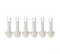 Pool Joint Pin and Rubber Seal Replacement Kit 25018, 60mm and 70mm Sizes, for 13-24 ft Above Ground Metal Frame Models, White, Easy Installation, Outdoor Pool Maintenance(10pcs 60mm)