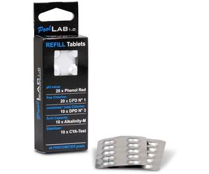 Pool Lab 1.0 Photometer Refill Tablets Pack DPD Phenol Red Alkalinity CYA Tester