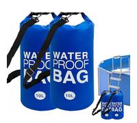 Pool Ladder and Step Weight, Pool Floating Dry Bag Stair Weights, 10 L, 2 Pieces High Performance Pool Sandbags, Nylon Handle, Suitable for Aboveground/Ground Pools
