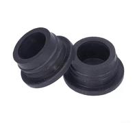 Pool Ladder Bumper Rubber Safety Stopper Set Anti-Slip Step Protectors for Swimming Pool Escalators Black 2 Pieces