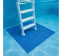 Pool Ladder Step Mat,Blue, 9"x24"/9"x36"/36"x36",Waterproof Pool Mat Anti Slip Swimming Pool Protector Pad mat (Blue, 36x36Inch)
