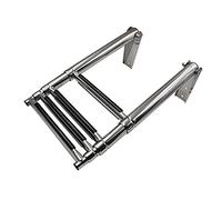 Pool Ladder, Telescoping Marine Ladder, Folding Swim Boarding, Extendable Stainless Steel for Dock and Ship, Load Capacity: 300kg