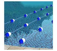 Pool Lane Dividers Floating Line Swimming Pool Safety Divider Rope Buoy Pools Ladder,Pool Divider Floating Rope with 2 Hooks for Swim Club Shallow Deep Water Area(Steel Wire,15m/49.2ft)