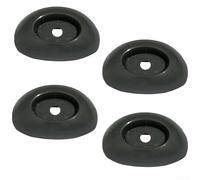 Pool Leg End Cap Footings Plastic Base Replacement Parts - for Power Steel Round Above Ground Swimming Pools - for Coleman Models 2022 Onward Brown 4 Pieces P61802 - Pool Vertical Legs