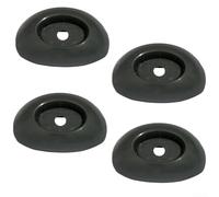 Pool Leg End Cap Footings Plastic Base Replacement Parts for Power Steel Round Above Ground Swimming Pools for Coleman Models 2022 Onward Brown 4 Pieces P61802