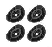 Pool Leg End Cap for Power Steel Pools 2022+ Brown Models - Replacement Parts Oval Base Footing 4 Pack