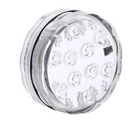 Pool Light Underwater Submersible Led Waterproof Battery Operated Remote Control 10 RGB Multi Color Low Power Consumption 4 Modes Swimming Pool Fish Tank Fountain Wedding Party Decoration