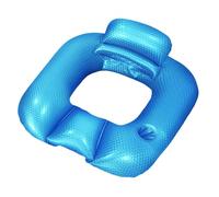 Pool Lounger Float - Backrest Relaxing Bed Square Raft - Inflatable Swimming Pool Lounger Swimming Lounger - for Lake, by the Pool, River, Men, Women, Friends and Family