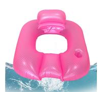 Pool Lounger Float - Inflatable Recliner Pool Float for Adults | Hot Days Outdoor Activity Relaxing Raft with Backrest for Beach, Lake, River, Backyard