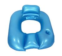 Pool Lounger Float, Inflatable Swimming Mattress, 35.43 x 31.5 x 15.75 Inches Relaxing Bed with Backrest, Comfortable Water Seat, Durable Design, Perfect for Hot Weather, Men, Women