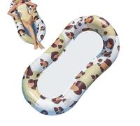 Pool Lounger for Adults, Relaxation Lounger with Mesh Base - Swimming Pool Lounge Raft Inflatable for Men, Women, Friends, Family, Colleagues, in the Garden, Lake, Pool Shore, River