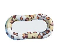 Pool Lounger Swimming Cushion | Relax with Backrest - Inflatable Lounger with Swimming Cushion, for the Garden, at Parties, at the Lake, Pool, River, for Men, Women, Friends &