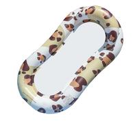 Pool Lounger Swimming Cushion Relaxation Lounger with Mesh Base, Inflatable Lounger with Swimming Cushion, for the Garden, at Parties, at the Lake, Pool, River, for Men, Women, Friends &