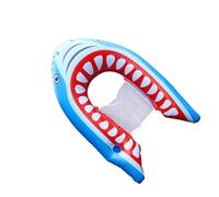 Pool Loungers for Adults, Shark Design Swimming Lounger, Pool Deck Chair, for Summer Holidays, Relaxation, Sunbathing, Family