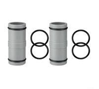 Pool Maintenance Hose Adapter 32mm Easy Install(2pcs) | Weather-resistant plastic, smooth water flow, 1-1/4 inch outlet, for ideal for pool maintenance, long-lasting