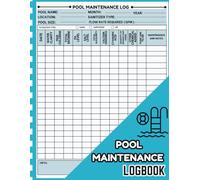 Pool Maintenance Log Book: Daily and weekly pool cleaning record keeper,pH and chlorine level tracking journal for pools,Format A4 With 122 Pages.