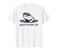 Pool Mode On, Cute Frog in Sunglasses, Chill Summer Vibes T-Shirt