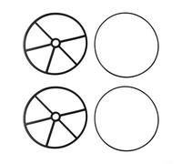 Pool Multiport Valve Gasket Kit 2 Inch Diverter Gasket Replacement for PacFab For HiFlow SM20 TM22 Top Mount Clamp On Filter Valve Seal Rubber Spoke O-For Ring(2 Sets)