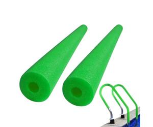 Pool Noodle, 2X120CM Foam Swimming Noodles for Kids Adults, Extra Long Floating Pools Noodle with Hole, Flexible Swimming Pool Noodles Float Training Aid, for Pools Accessories