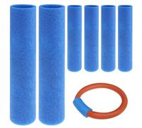 Pool Noodle Connector 6Pcs High Buoyancy Waterproof Foam Noodle Connector Straight DIY Multi-functional Pool Accessories, No Hole, 11.8in #·