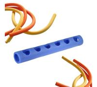 Pool Noodle Connector - Hollow Sponge Floatstick Connector, 6 Holes, 7 Holes, Foldable, Swimming Aid for Swimming Rod Training, Blue OPP Packaging Children Adults