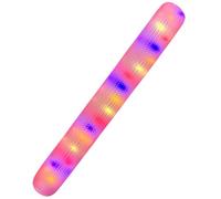 Pool Noodles, 63 Inch PVC Portable Smooth Inflatable Pool Noodle with Light for Swimming, Beach, Floating, Lake, Party, Style 2