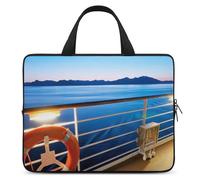 Pool Party Cruise Ship Laptop Case Thin Laptop Sleeve with Handle Portable Laptop Bag Water Resistant Computer Case Neoprene Computer Sleeve Bag for Men Women