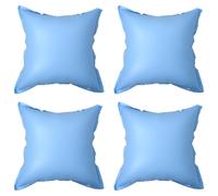 Pool Pillow 4pcs Blue PVC 110x110x60cm Inflatable Winter Pool Cover Set Durable